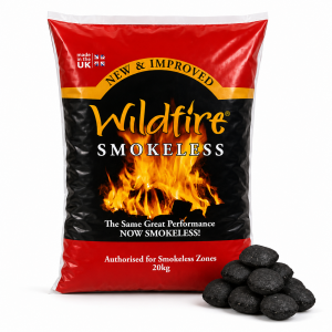 Wildfire smokeless briquettes