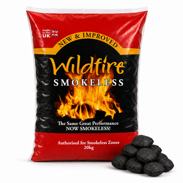 Wildfire smokeless briquettes