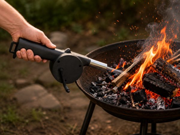 Manual Hand-Crank Fire Blower